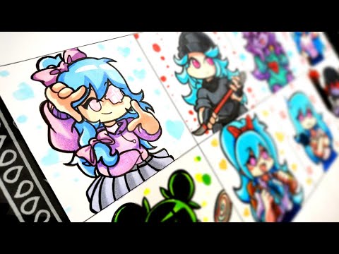 Drawing SKY in different MODS [ FRIDAY NIGHT FUNKIN'  ]