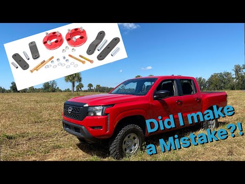 RC 2.5\" lift on my 2022 Frontier