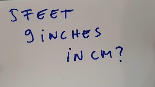 5 feet 9 inches in cm