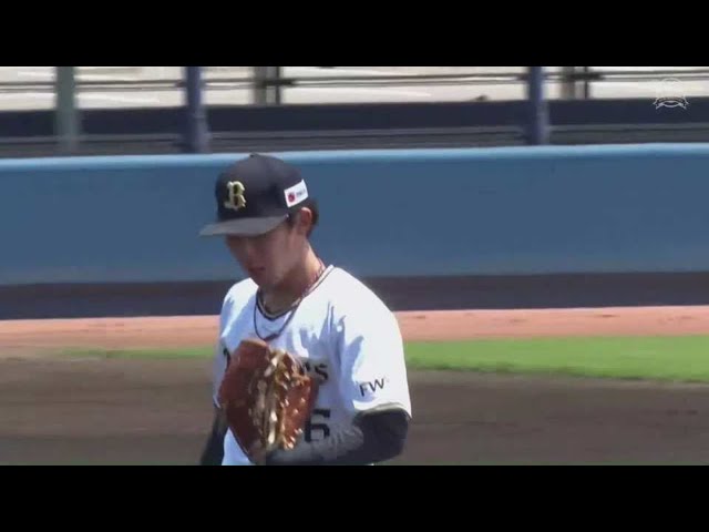 【ファーム】バファローズ・本田が3者連続三振の素晴らしい立ち上がり!! 2021/6/6 B-H(ファーム)