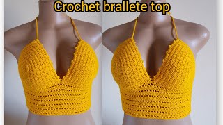 Crochet brallete top tutorial 