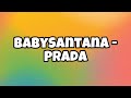 BabySantana Prada Lyrics