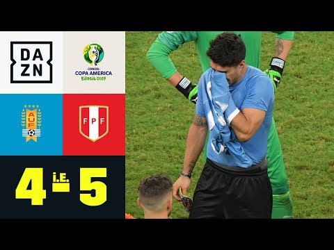 Luis Suarez verschießt entscheidenden Elfmeter: Uruguay - Peru 4:5 i.E. | Copa America | DAZN