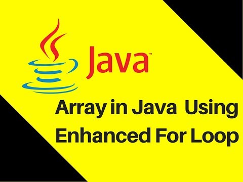 6 5 Array in Java Tutorial With Example using Enhanced For Loop