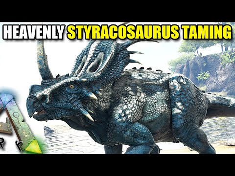 TAMING A HEAVENLY STYRACOSAURUS | GAIA MODDED | ARK SURVIVAL EVOLVED [EP4]