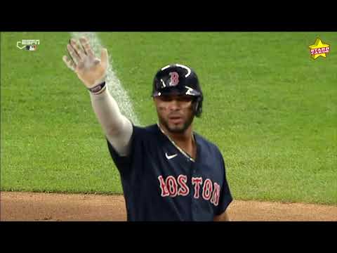 Yankees third-base coach Nevin ejected after strike call, Bogaerts waves goodbye to Yankees