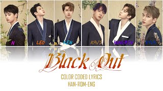 VIXX-BLACK OUT COLOR-CODED LYRICS HAN-ROM-ENG