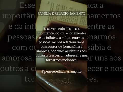 Como o ferro afia o ferro...