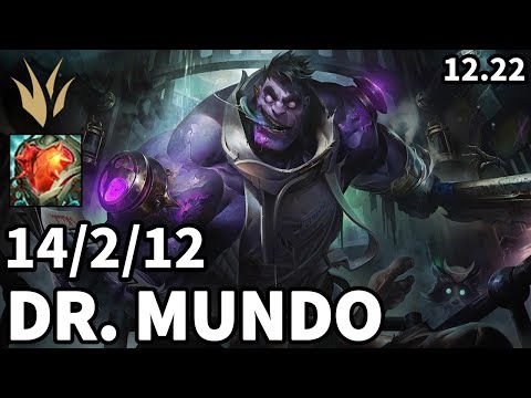 Dr. Mundo Jungle vs Graves - EUW Master | Patch 12.22