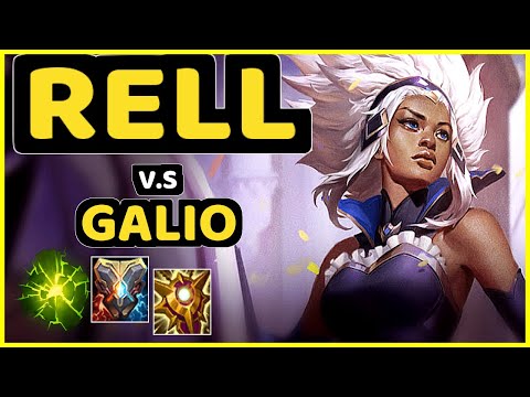 RELL vs GALIO - BOTTOM SUPPORT CHALLENGER GAMEPLAY - EUW