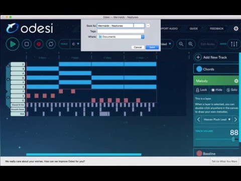 Odesi Music Composition Software Talkthrough