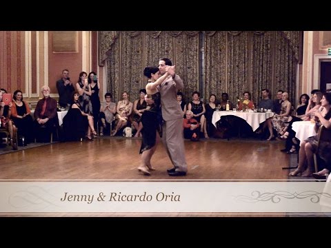 Ricardo Oria  and  Jenny Oria  are  dancing  to  "  La Milonga De Buenos Aires  "  by  Francisco Canaro  at  Hereford Spring Tango Festival  in  2015