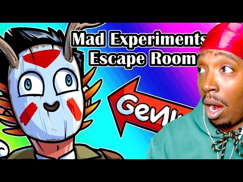 Reaction To Mad Experiments Escape Room Funny Moments - The Delirious Code!
