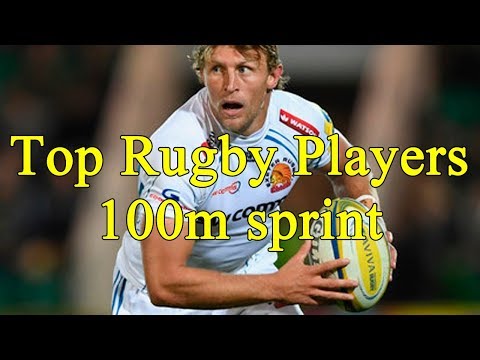 Top Rugby Players 100m sprint