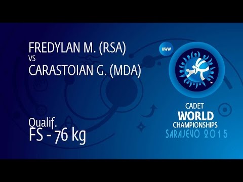 Qual. FS - 76 kg: M. FREDYLAN (RSA) df. G. CARASTOIAN (MDA) by TF, 11-0