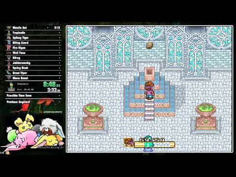 Secret of Mana challenge run - No Menus during bossfights