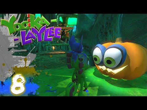 Yooka Laylee Playthrough Part 8- HE KNOWS ORIGAMI!