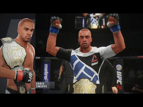 EA Sports UFC 2 Career Mode - 1st Title Defense! Gameplay