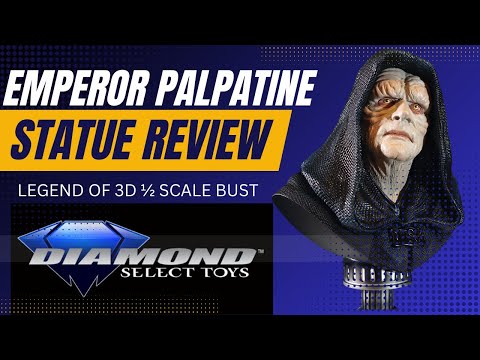 Emperor Palpatine 1/2 Scale Legend Of 3D Bust