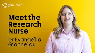 Meet the Research Nurse: Dr Evangelia Giannelou
