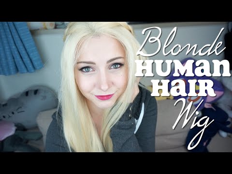 Amazing Blonde HUMAN HAIR Wig!! // Uniwigs Review