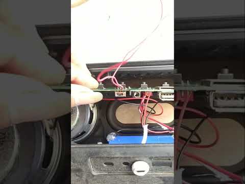 on off button problem speaker