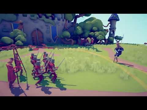 10x Squire + 2x Bishop vs every unit + mods (Same Price) [TABS]