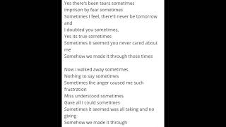 Bebe Winans Sometimes