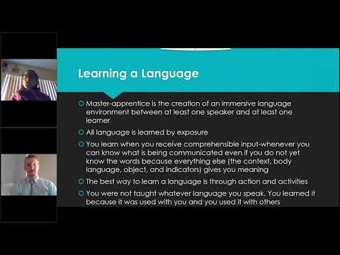 Master-Apprentice Language Learning Model