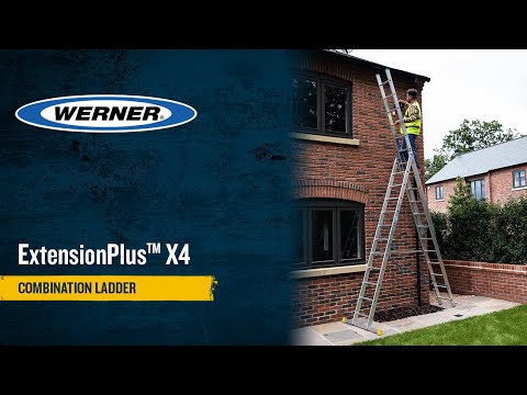 Setting up a Werner ExtensionPLUS X4 Combination Ladder