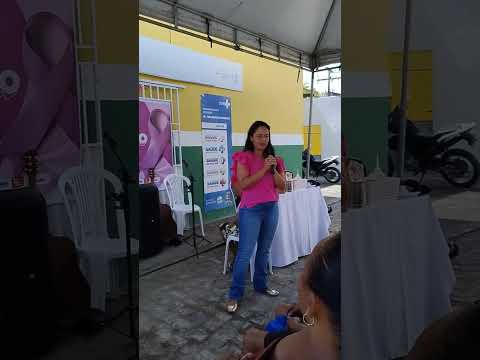 Outubro Rosa na Unidade Basica de Saude Valdenor Cordeiro em Jussari AME-SE! PREVINA-SE! CUIDE-SE! 