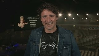 Trudeau says the Tragically Hip is &#39;anchored in Canada&#39;