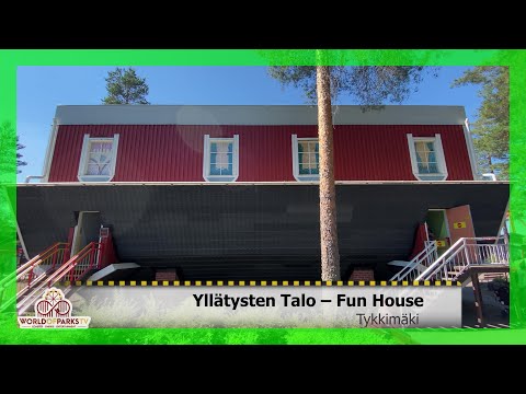 Yllätysten Talo - Fun House (Onride POV) Tykkimäki huvipuisto Freizeitpark Amusement Park Finland