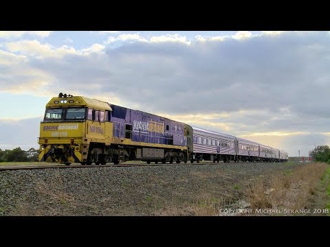The Overland: Great Southern Rail Service AM8 - PoathTV Australian Trains & Railways