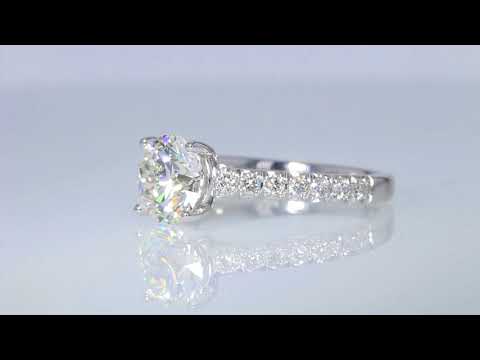 2.22CT Round Brilliant Diamond Engagement Ring GIA XXX Cert/Appr $24K $9995