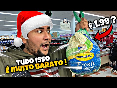 É ESSE VALOR QUE O AMERICANO GASTA NA CEIA DE NATAL AQUI NOS EUA ! 2022