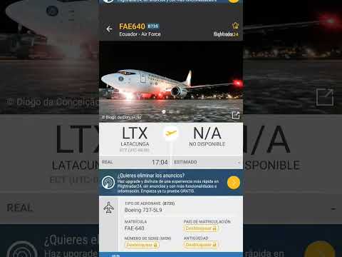 boeing 735 air force de la Fuerza aerea ecuatoriana despego de latacunca (LTX) #aviation