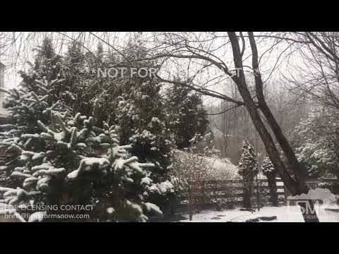 3-8-19 Charlottesville, VA - Surprise Heavy Snowfall