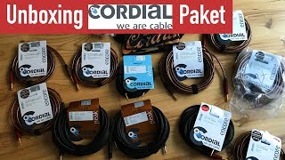 Video thumbnail for Im Kabelrausch - Unboxing Cordial Kabel Paket | Guitar Master Plan by Guitar Master Plan