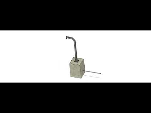 Slide 4 - 42" GOOSENECK PEDESTAL, CURB (video)