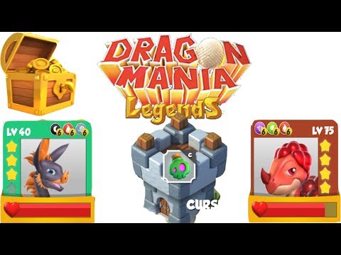 Dragon battle - Echo dragon Vs Berry dragon. Lv 40 vs 75 |dragon mania legends #301