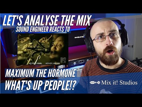 LET'S ANALYSE - MAXIMUM THE HORMONE - What's Up People - SOUND ENGINEER REACTS