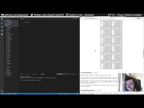Chip 8 emulator in rust Ep. 01