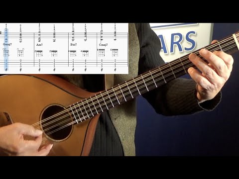 Irish Bouzouki #1- Advanced Chord progressions in G major. German with English subtitles.