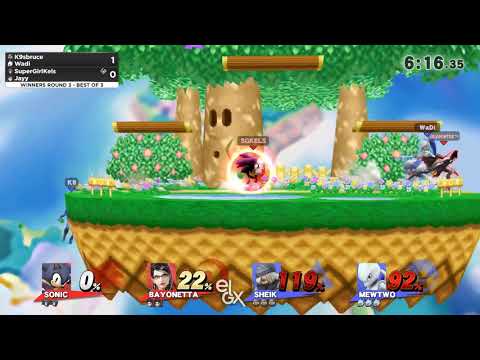 SuperGirlKels & Jayy vs WaDi & K9sbruce - EGLX 2018 - Wii U Doubles Winners Top 24