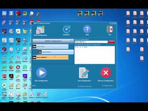 Setting up a Configuration in dbDOSv for dBase, LLC.
