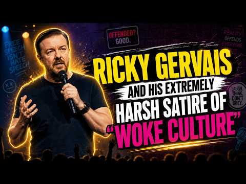 Ricky Gervais and his extremely harsh satire of "Woke Culture"