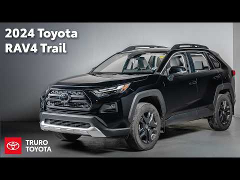 2024 Toyota RAV4 Trail AWD in Black for sale at Truro Toyota in Truro, NS