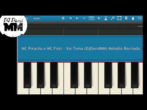 MC Pikachu e MC Fioti - Vai Toma ( Tutorial Aula Piano / Teclado )