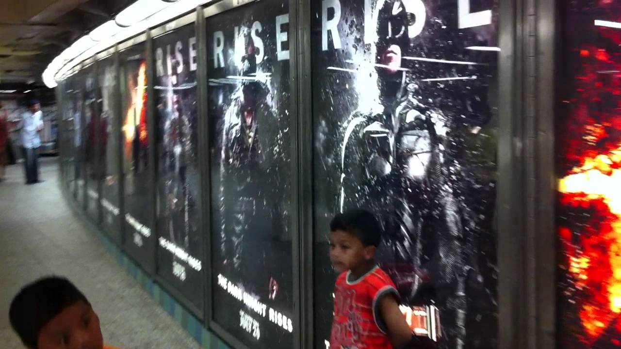 Dark Knight Rises Posters In Subway